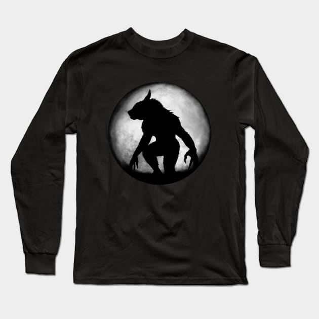 Werewolf Long Sleeve T-Shirt by NicGrayTees